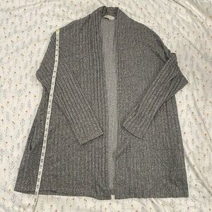 Anthropologie Soft Grey Cardigan LG